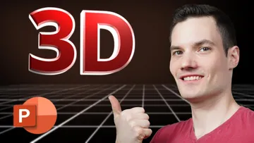 How to Make 3D PowerPoint (ppt) Presentation Preview
