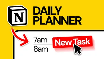 Build a Daily Planner in Notion (in only 5 minutes) Preview
