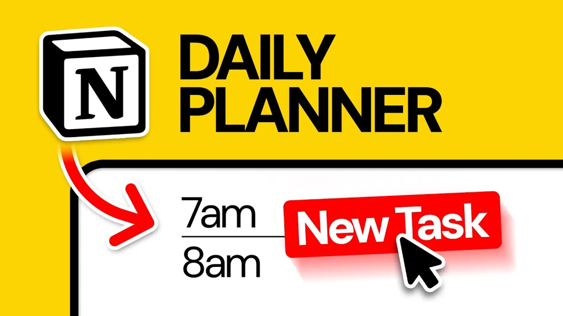 Build a Daily Planner in Notion (in only 5 minutes) Preview