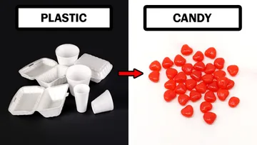 Turning styrofoam into cinnamon candy Preview